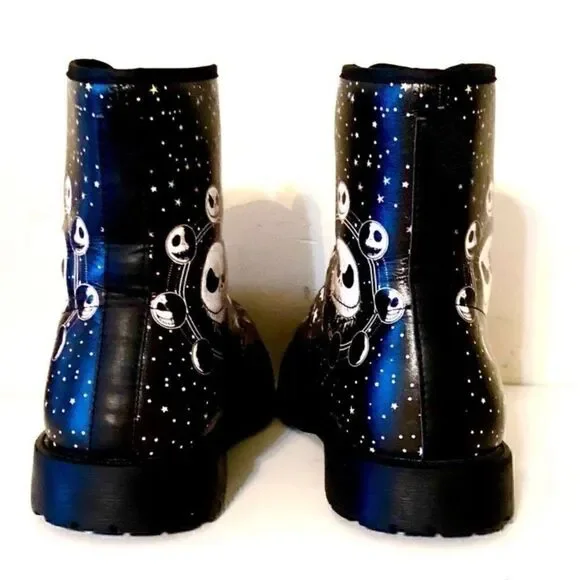 Nightmare Before Christmas Jack Skellington combat boots - Picture 6 of 9